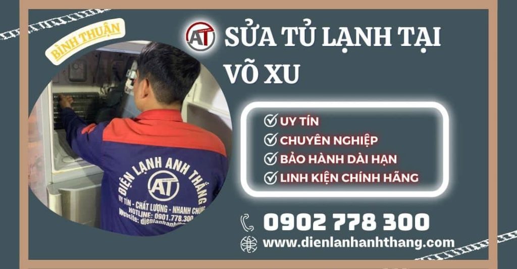Sửa tủ lạnh tại Võ Xu Điện lạnh Anh Thắng