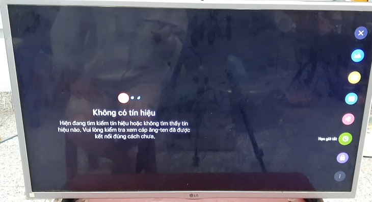 Tivi không có tín hiệu