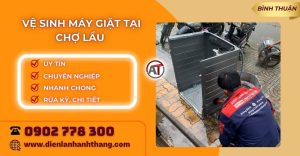 Vệ sinh máy giặt tại Chợ Lầu Điện lạnh Anh Thắng