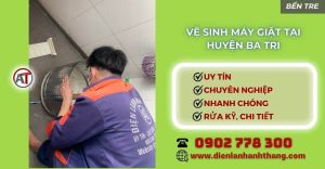 Vệ sinh máy giặt tại Huyện Ba Tri Điện lạnh Anh Thắng