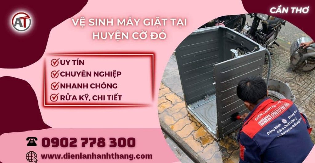 Vệ sinh máy giặt tại Huyện Cờ Đỏ Điện lạnh Anh Thắng
