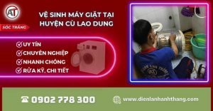 Vệ sinh máy giặt tại Huyện Cù Lao Dung Điện lạnh Anh Thắng