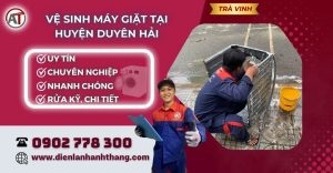 Vệ sinh máy giặt tại Huyện Duyên Hải Điện lạnh Anh Thắng