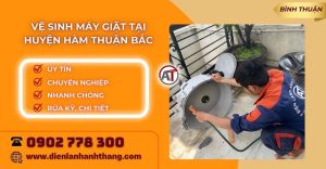 Vệ sinh máy giặt tại Huyện Hàm Thuận Bắc Điện lạnh Anh Thắng