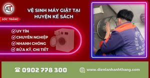 Vệ sinh máy giặt tại Huyện Kế Sách Điện lạnh Anh Thắng