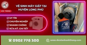 Vệ sinh máy giặt tại Huyện Long Phú Điện lạnh Anh Thắng