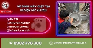 Vệ sinh máy giặt tại Huyện Mỹ Xuyên Điện lạnh Anh Thắng