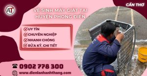 Vệ sinh máy giặt tại Huyện Phong Điền Cần Thơ - Điện lạnh Anh Thắng