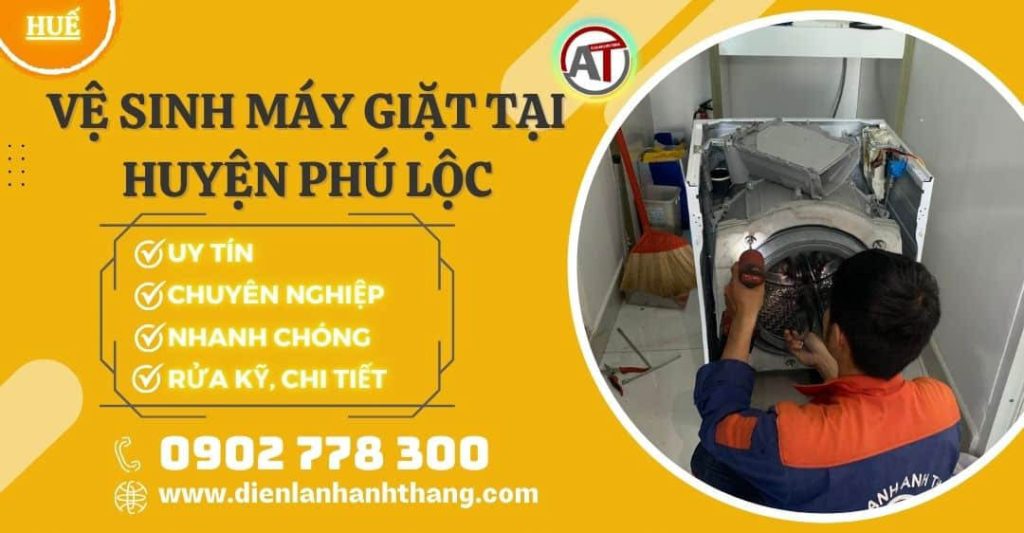 Vệ sinh máy giặt tại Huyện Phú Lộc Điện lạnh Anh Thắng