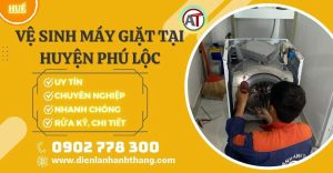 Vệ sinh máy giặt tại Huyện Phú Lộc Điện lạnh Anh Thắng