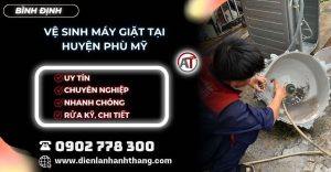 Vệ sinh máy giặt tại Huyện Phù Mỹ Điện lạnh Anh Thắng