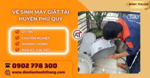 Vệ sinh máy giặt tại huyện Phú Quý Điện lạnh Anh Thắng