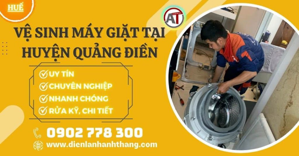 Vệ sinh máy giặt tại Huyện Quảng Điền Điện lạnh Anh Thắng