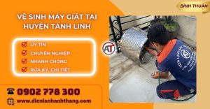 Vệ sinh máy giặt tại huyện Tánh Linh Điện lạnh Anh Thắng