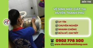 Vệ sinh máy giặt tại Huyện Thạnh Phú Điện lạnh Anh Thắng