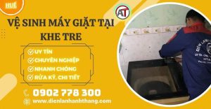 Vệ sinh máy giặt tại Khe Tre Điện lạnh Anh Thắng