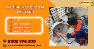 Vệ sinh máy giặt tại Lạc Tánh Điện lạnh Anh Thắng