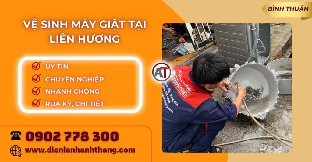 Vệ sinh máy giặt tại Liên Hương Điện lạnh Anh Thắng