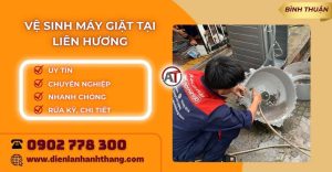 Vệ sinh máy giặt tại Liên Hương Điện lạnh Anh Thắng