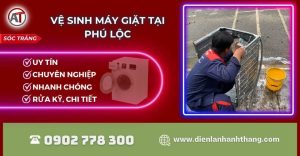 Vệ sinh máy giặt tại Phú Lộc Điện lạnh Anh Thắng