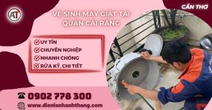Vệ sinh máy giặt tại Quận Cái Răng Điện lạnh Anh Thắng