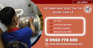 Vệ sinh máy giặt tại Quận Cẩm Lệ Điện lạnh Anh Thắng