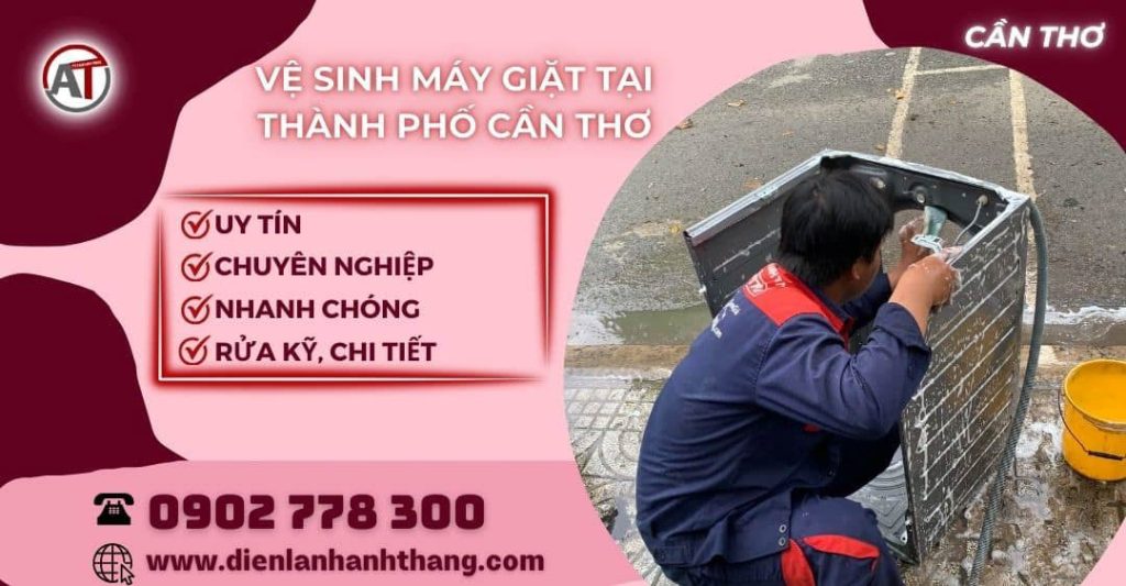 Vệ sinh máy giặt tại Thành phố cần thơ Điện lạnh Anh Thắng