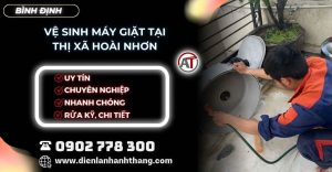 Vệ sinh máy giặt tại Thị xã Hoài Nhơn Điện lạnh Anh Thắng