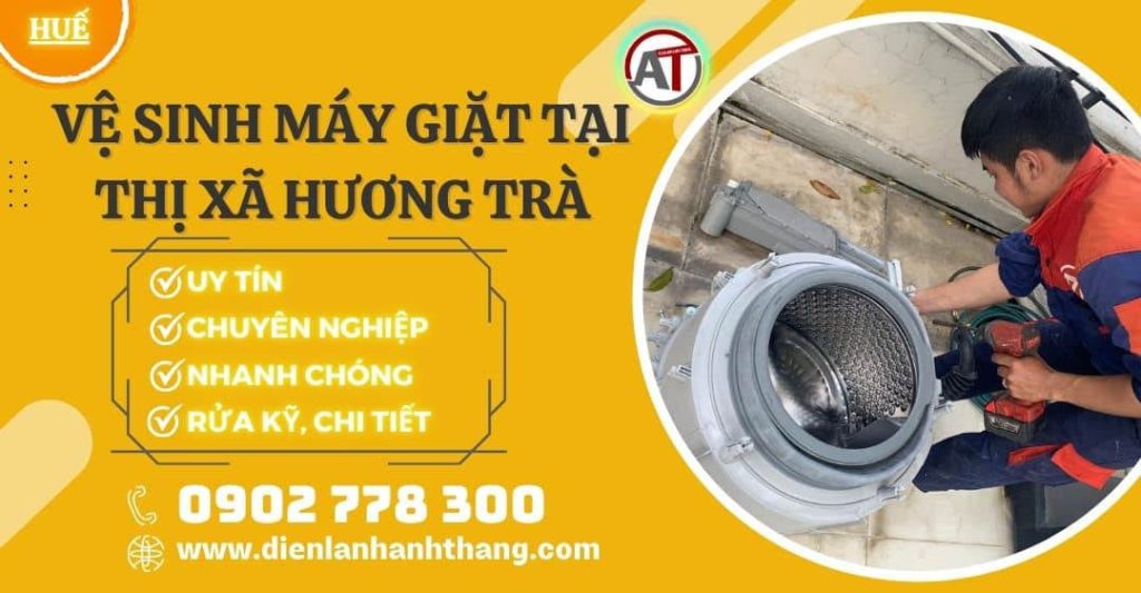 Vệ sinh máy giặt tại Thị Xã Hương Trà Điện lạnh Anh Thắng