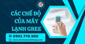 các chế độ của máy lạnh gree Điện lạnh Anh Thắng