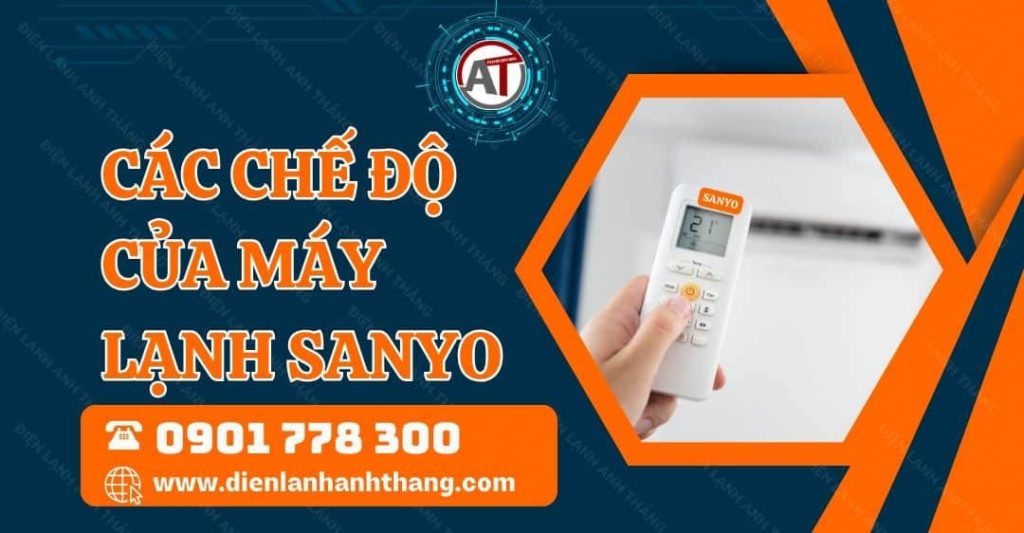 các chế độ của máy lạnh sanyo Điện lạnh Anh Thắng