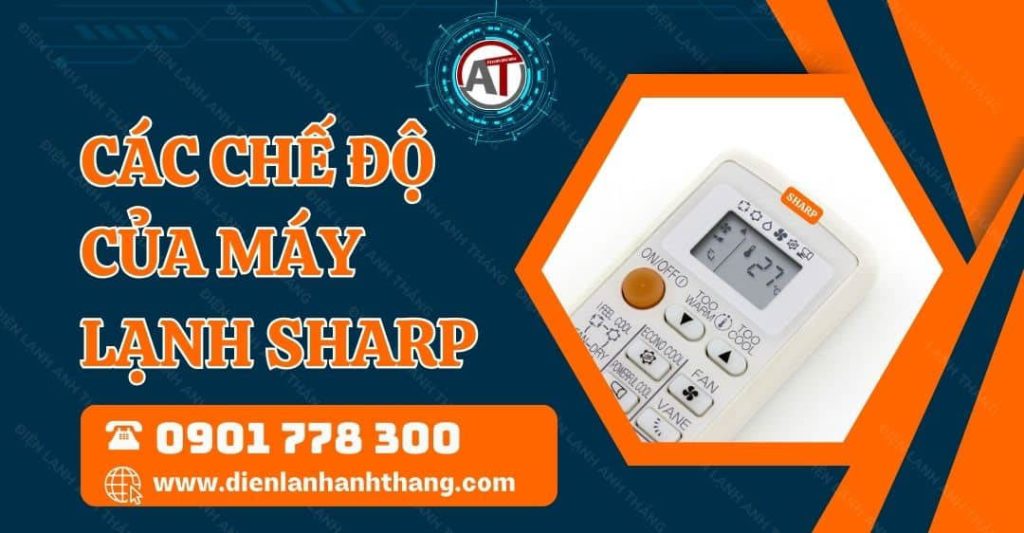 các chế độ của máy lạnh sharp Điện lạnh Anh Thắng