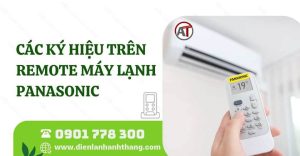 các ký hiệu trên remote máy lạnh panasonic Điện lạnh Anh Thắng