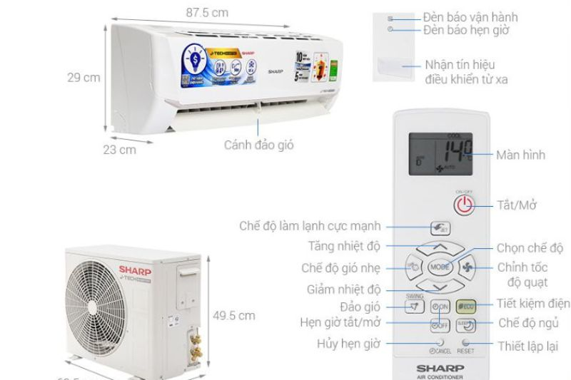 Có Nên Mua Máy Lạnh Sharp Không? Cách Sử Dụng Máy Lạnh Sharp 2025 máy lạnh sharp