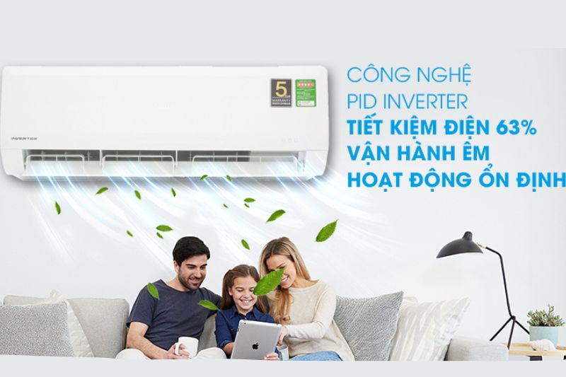 Có Nên Mua Máy Lạnh Aqua? 6 Lý Do Nên Chọn Máy Lạnh Aqua 2025 công nghệ inverter của máy lạnh