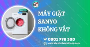 máy giặt sanyo không vắt Điện lạnh Anh Thắng