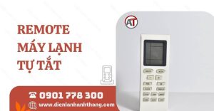 nút clean trên remote máy lạnh Điện lạnh Anh Thắng