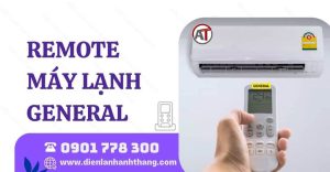 remote máy lạnh general Điện lạnh Anh Thắng