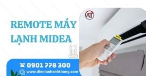 remote máy lạnh midea Điện lạnh Anh Thắng