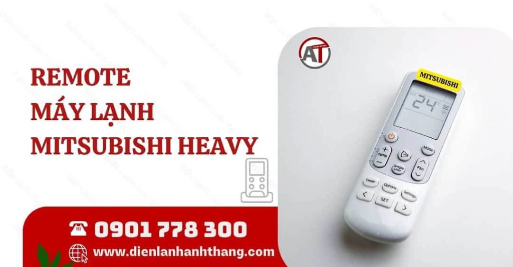 remote máy lạnh mitsubishi heavy Điện lạnh Anh Thắng