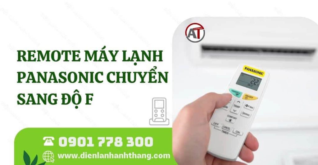 Remote Máy Lạnh Panasonic Chuyển Sang Độ F Và Cách Khắc Phục 2025 remote máy lạnh panasonic chuyển sang độ f Điện lạnh Anh Thắng