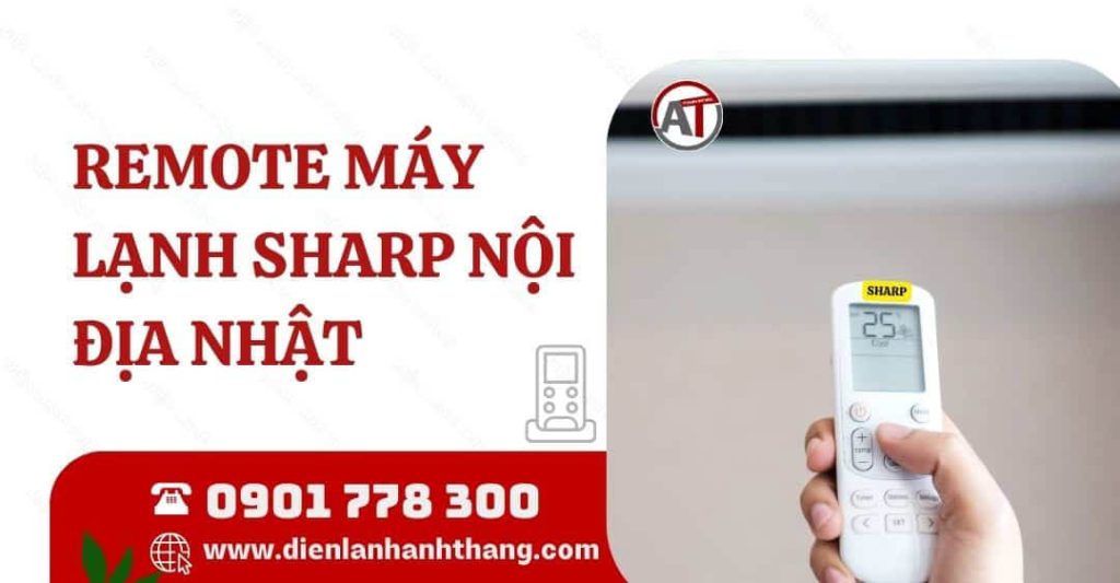 remote máy lạnh sharp nội địa nhật Điện lạnh Anh Thắng