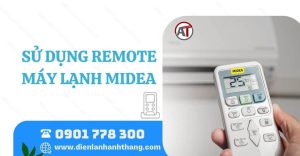 sử dụng remote máy lạnh midea Điện lạnh Anh Thắng