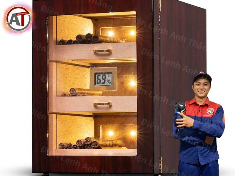 Hướng Dẫn Bảo Dưỡng Tủ Xì Gà Chi Tiết Từ A–Z Cho Người Mới 2026 Sửa tủ bảo quản xì gà Điện lạnh Anh Thắng