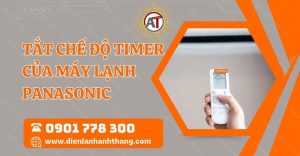 tắt chế độ timer của máy lạnh panasonic Điện lạnh Anh Thắng
