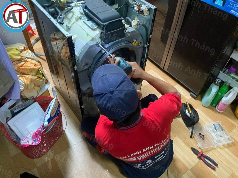 dịch vụ thay ống xả máy giặt Điện lạnh Anh Thắng