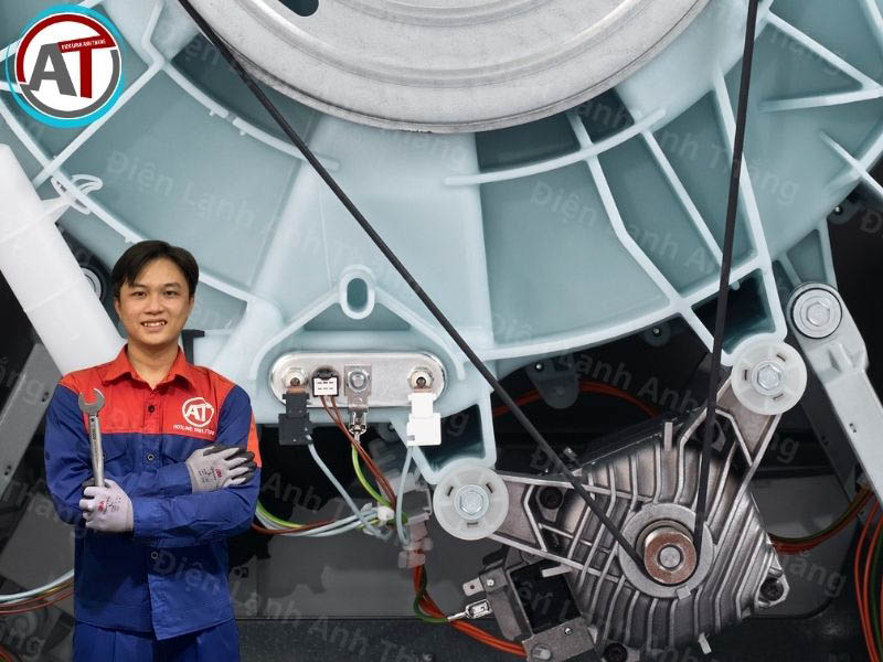 thay dây curoa máy giặt Điện lạnh Anh Thắng