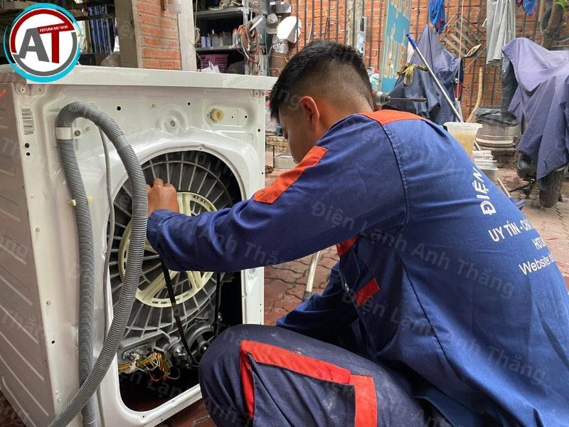 thay dây curoa máy giặt uy tín Điện lạnh Anh Thắng