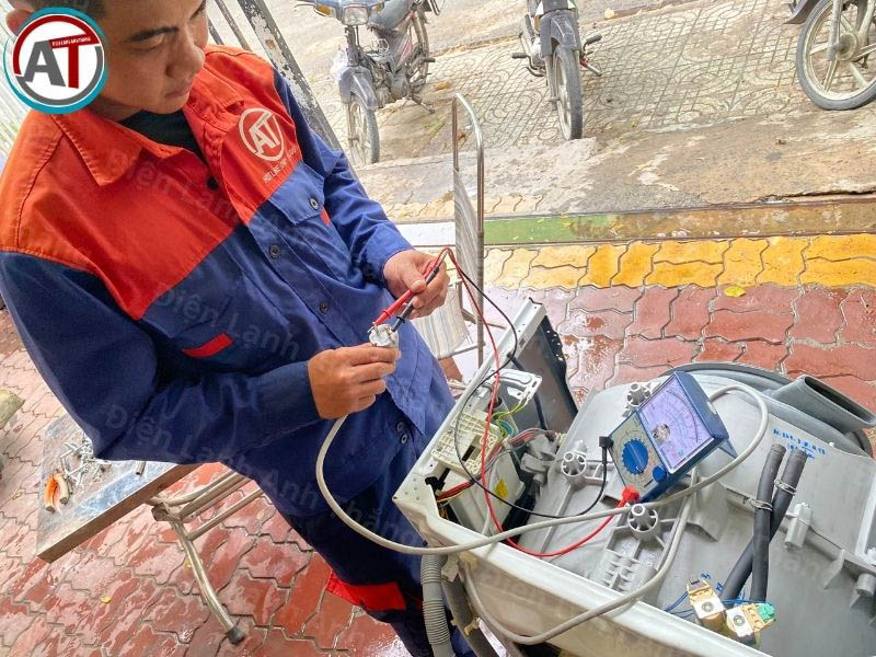 thay dây nguồn máy giặt tại tphcm Điện lạnh Anh Thắng