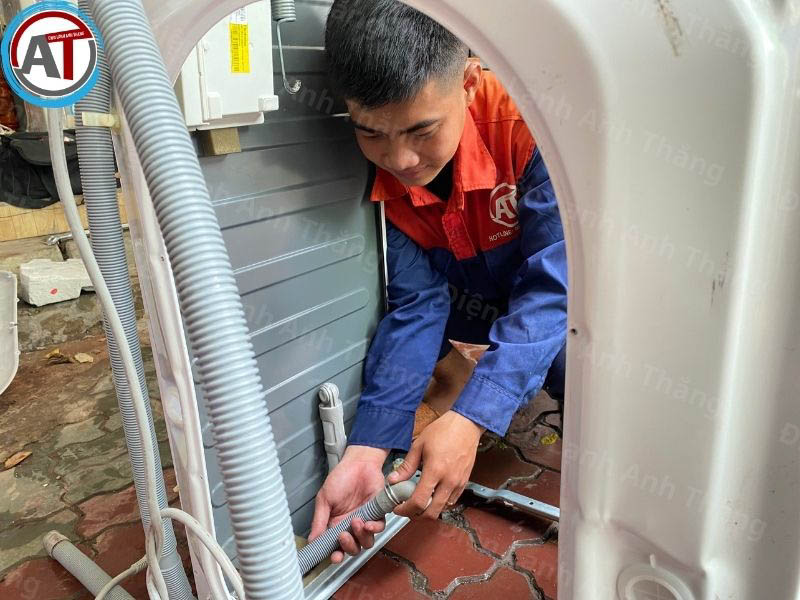 thay ống xả máy giặt uy tín Điện lạnh Anh Thắng